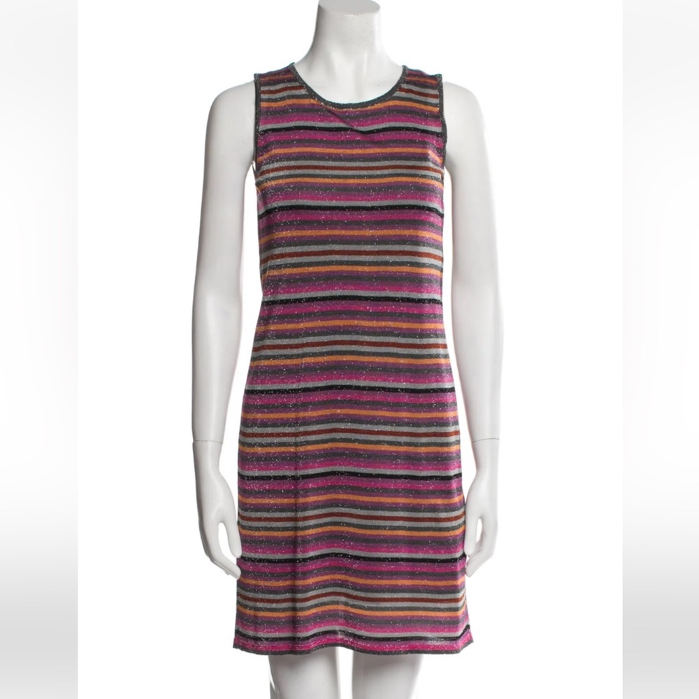 Missoni Multicolor Striped Midi Dress
